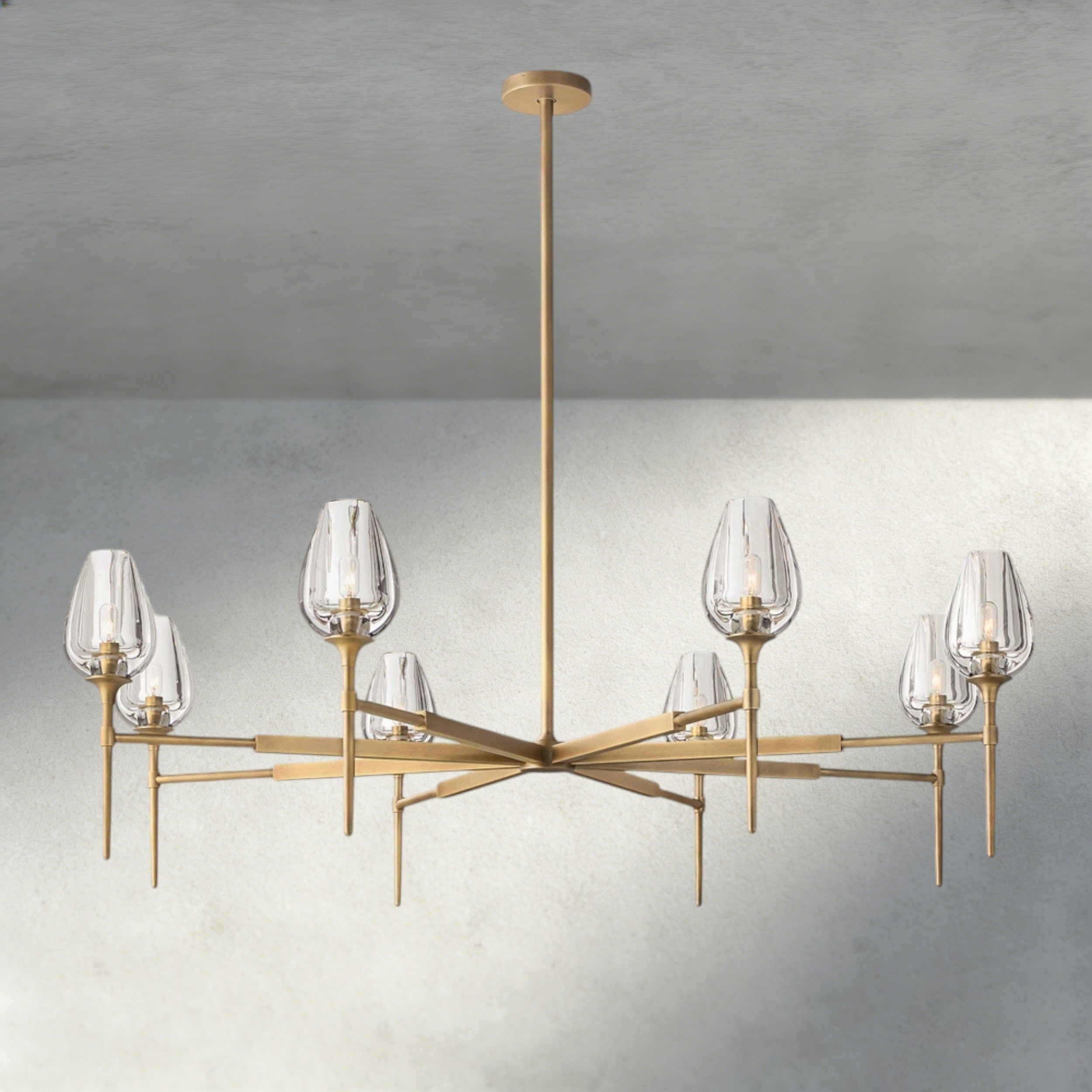 TULIP ROUND CHANDELIER 27", 42", 54"-chandelier-Briglighting