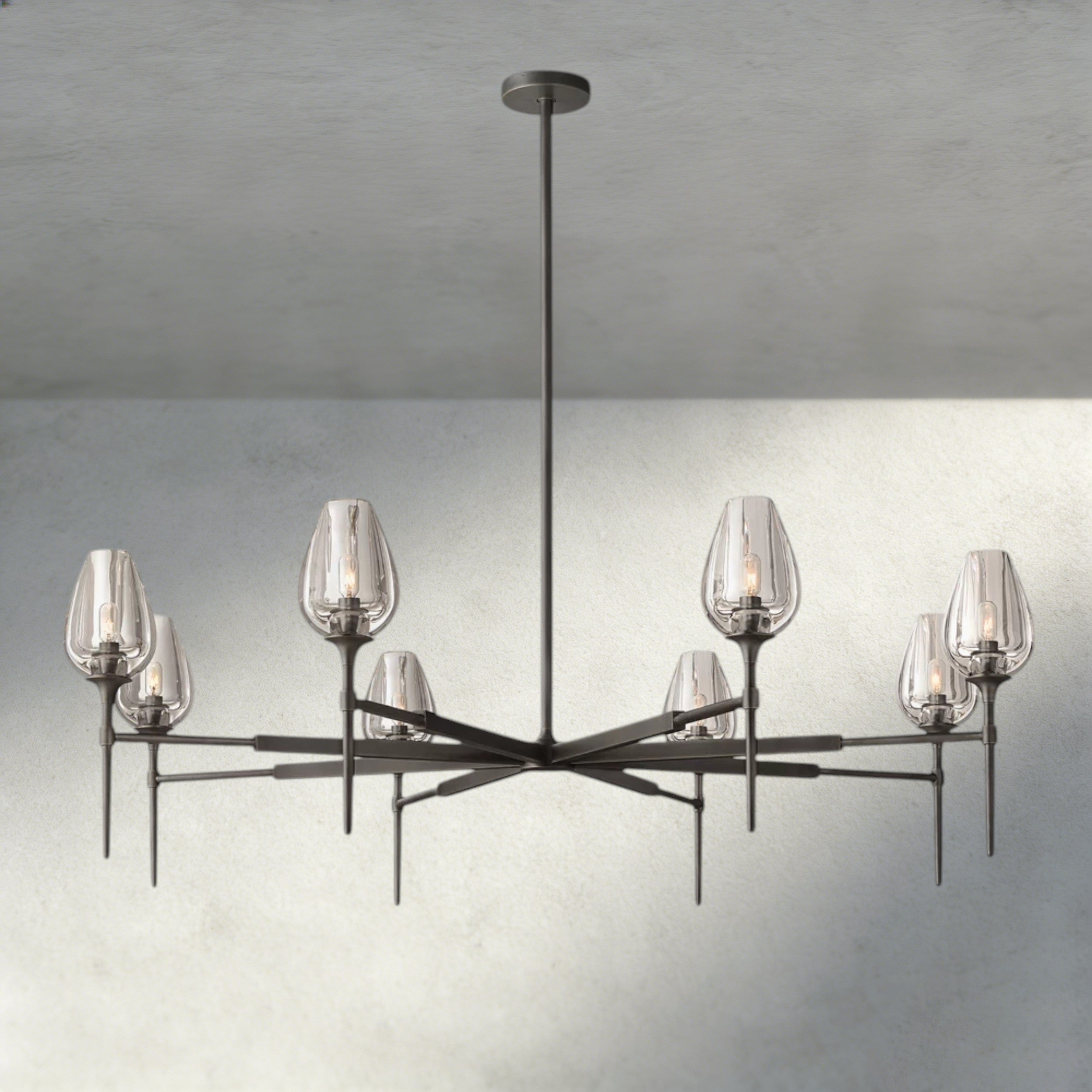 TULIP ROUND CHANDELIER 27", 42", 54"-chandelier-Briglighting