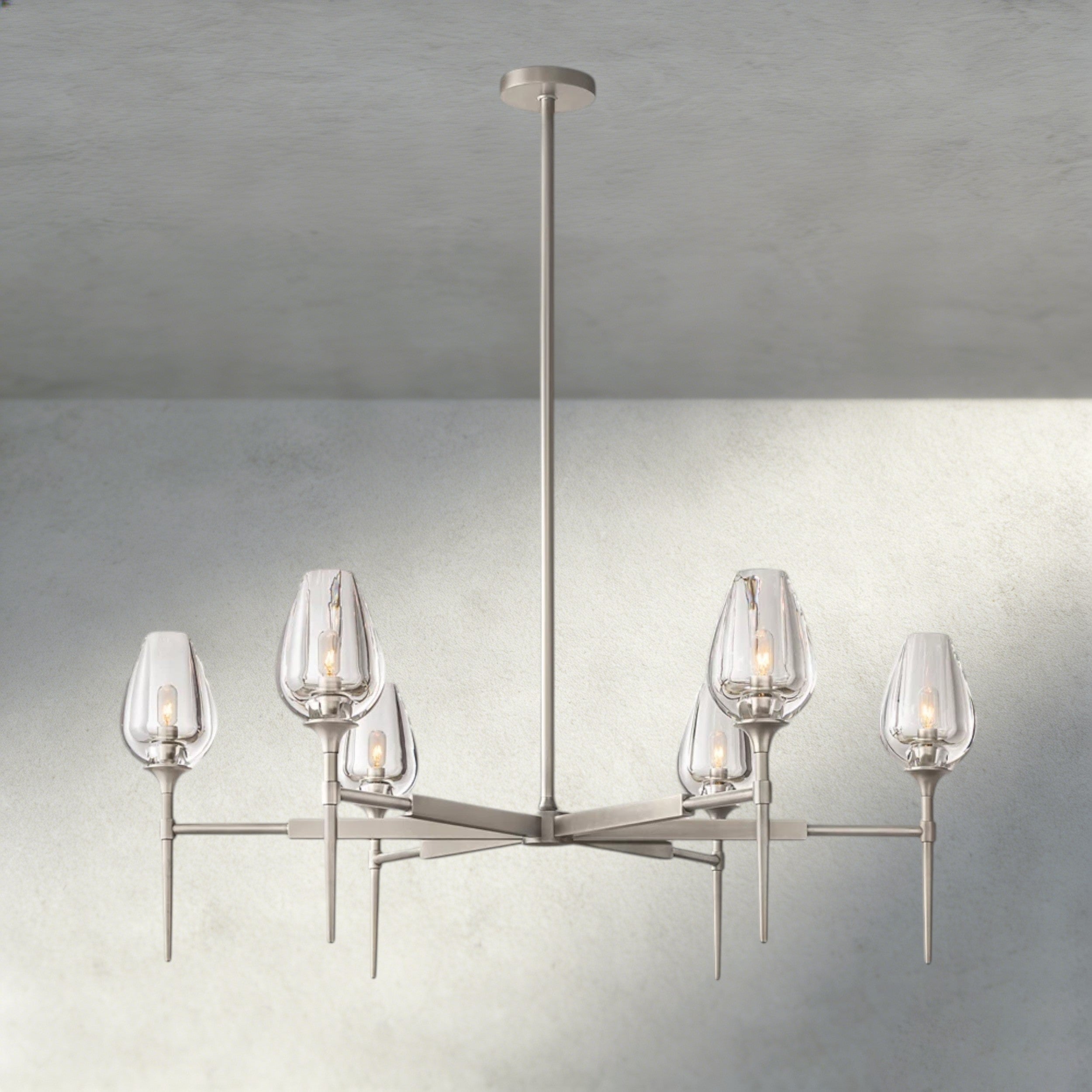 TULIP ROUND CHANDELIER 27", 42", 54"-chandelier-Briglighting