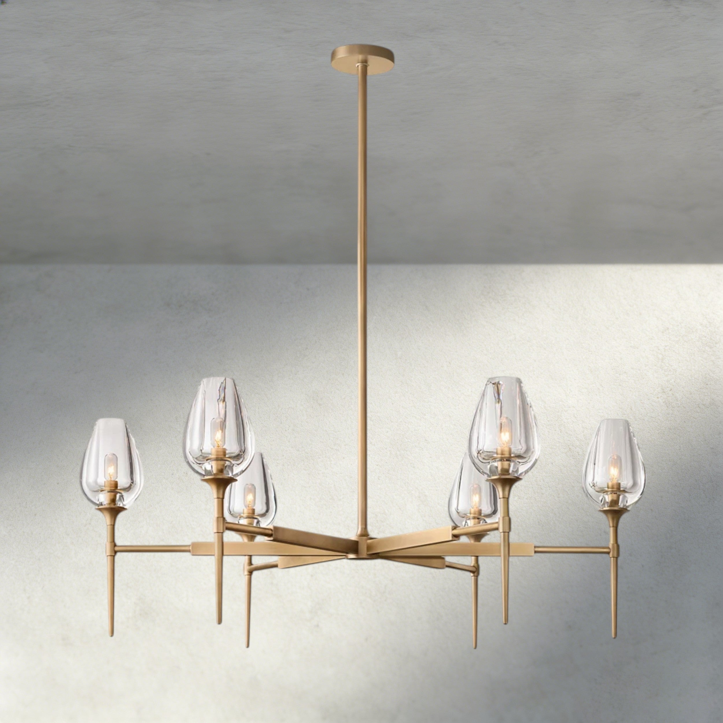 TULIP ROUND CHANDELIER 27", 42", 54"-chandelier-Briglighting