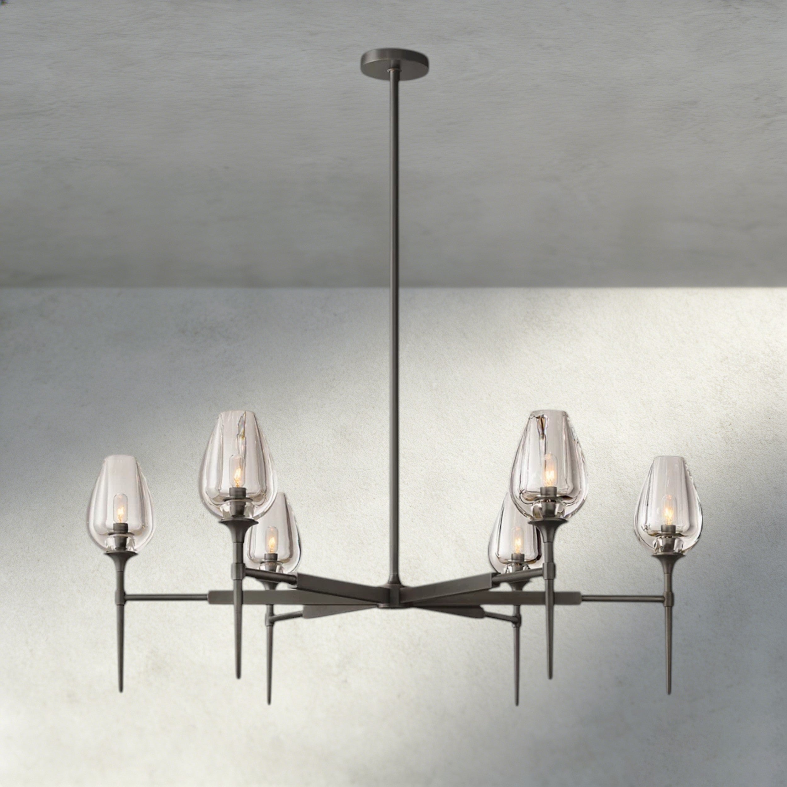 TULIP ROUND CHANDELIER 27", 42", 54"-chandelier-Briglighting