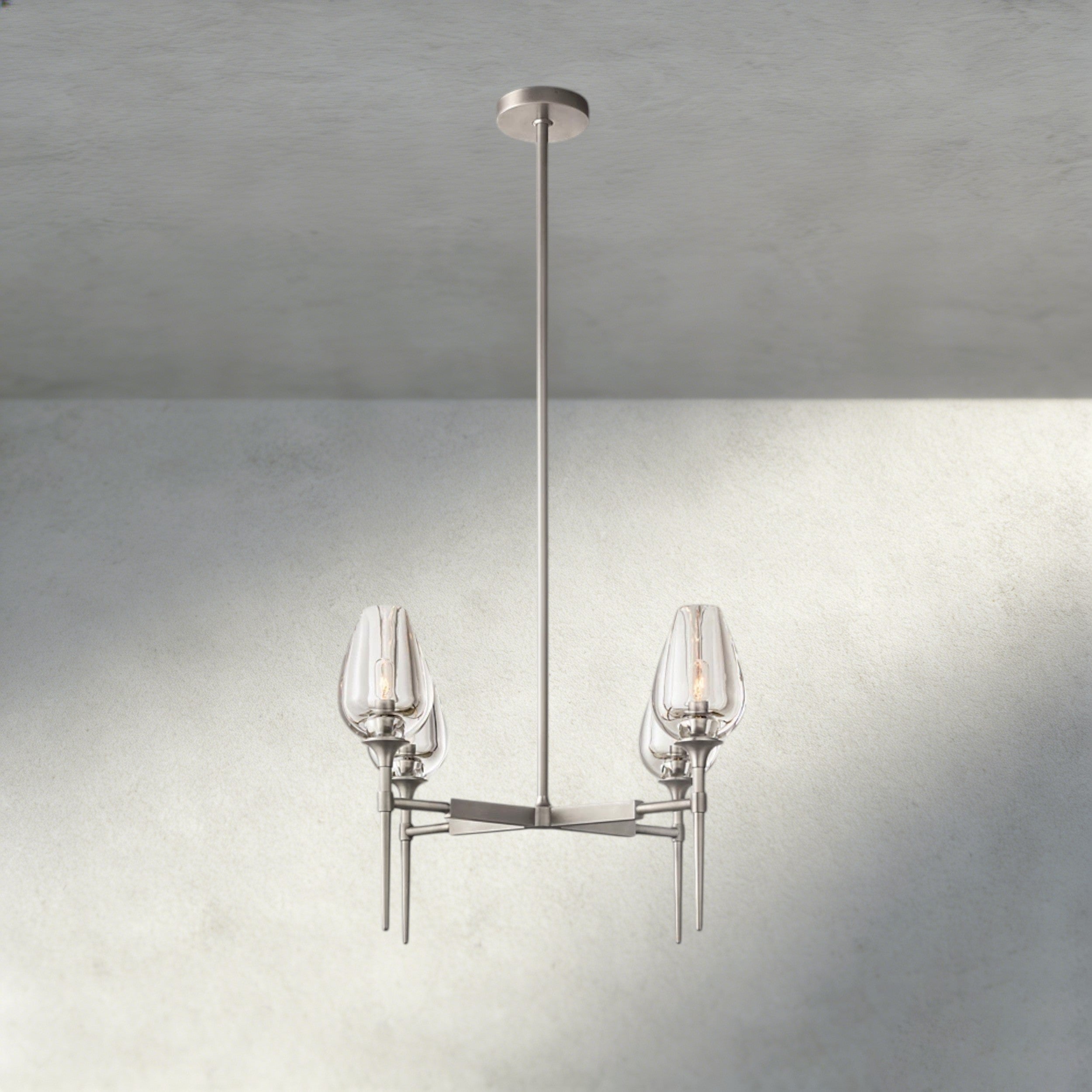 TULIP ROUND CHANDELIER 27", 42", 54"-chandelier-Briglighting