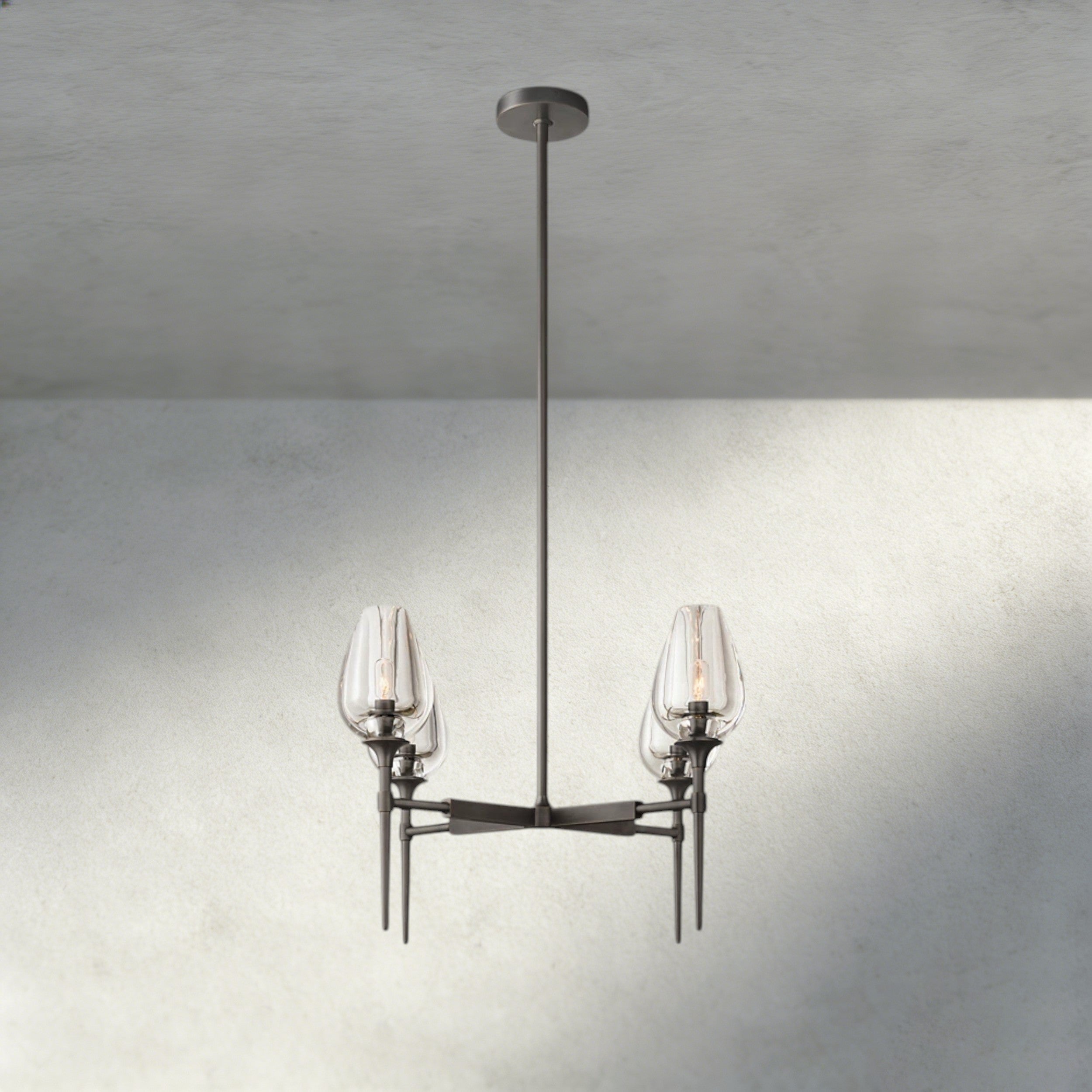 TULIP ROUND CHANDELIER 27", 42", 54"-chandelier-Briglighting